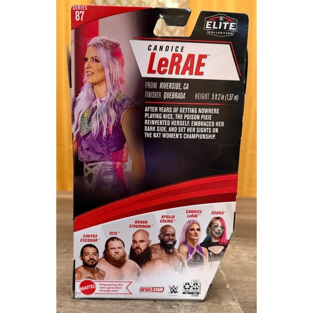 WWE Elite Collection Series 87 Candice LeRae Action Figure Mattel GVB80 Purple